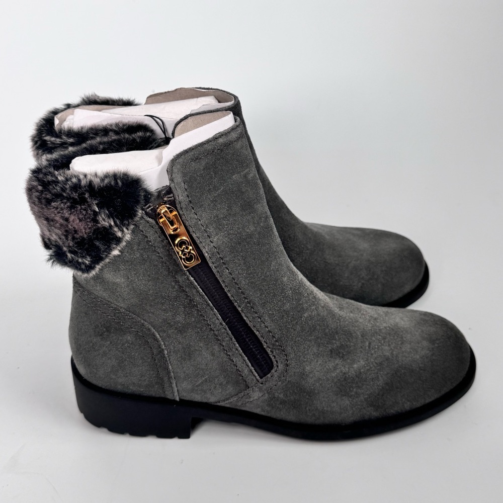 Cole Haan Quinney Waterproof Bootie Castlerock Suede Leather Size 7